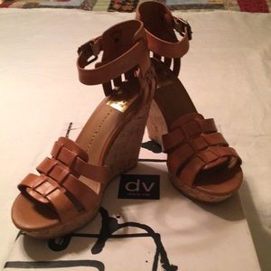 New Dolce Vita leather wedge sandals